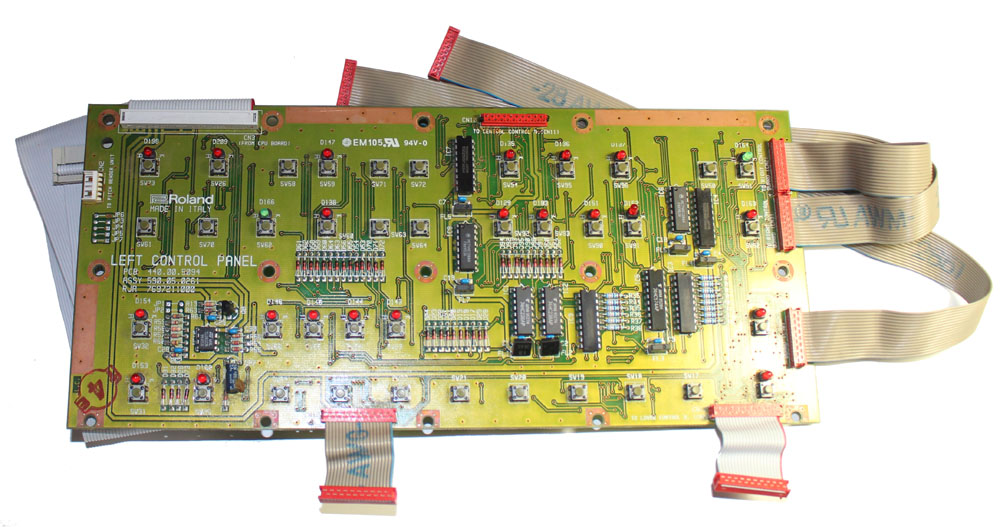 Panel board, left, Roland G-800