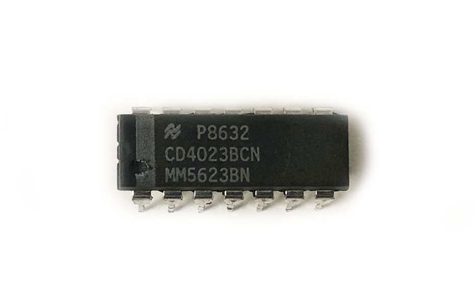 IC, 4023, NAND gate