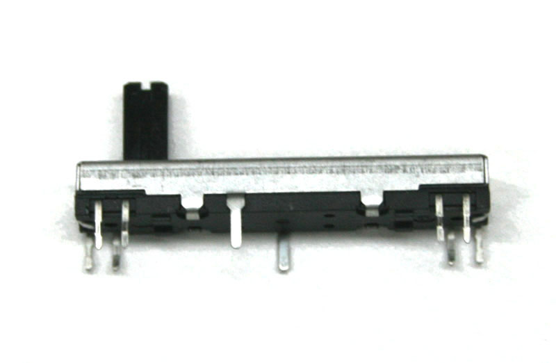 Slide potentiometer, 10KB, 30mm with detents