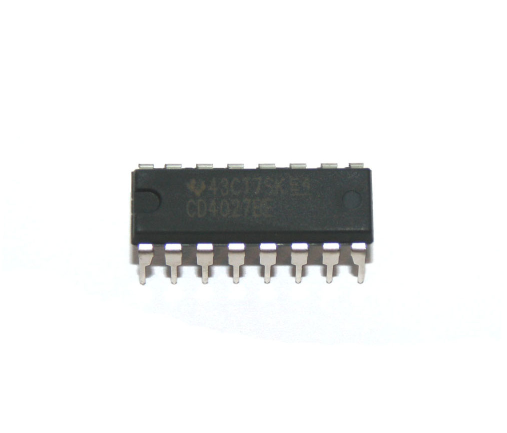 IC, 4027 dual flip-flop