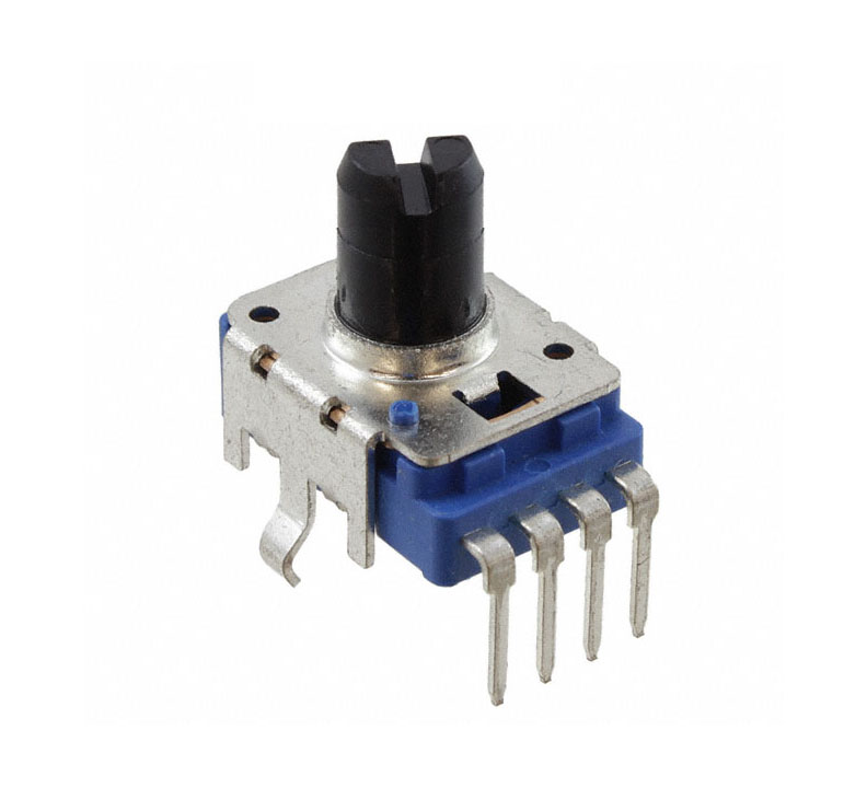 Potentiometer, 100KB rotary, with center detent Syntaur