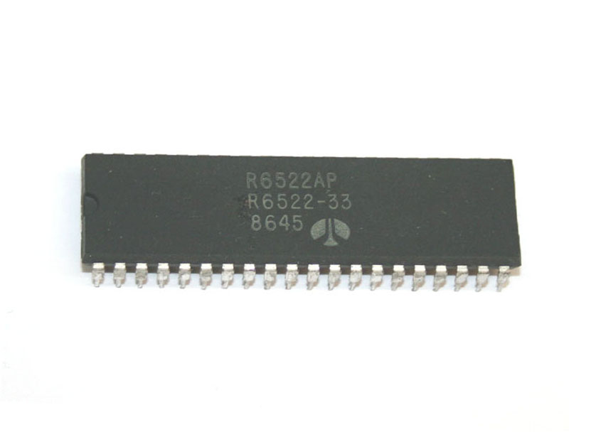 IC, 6522 interface adapter