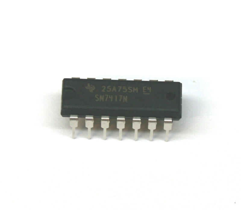 IC, 7417 hex buffer