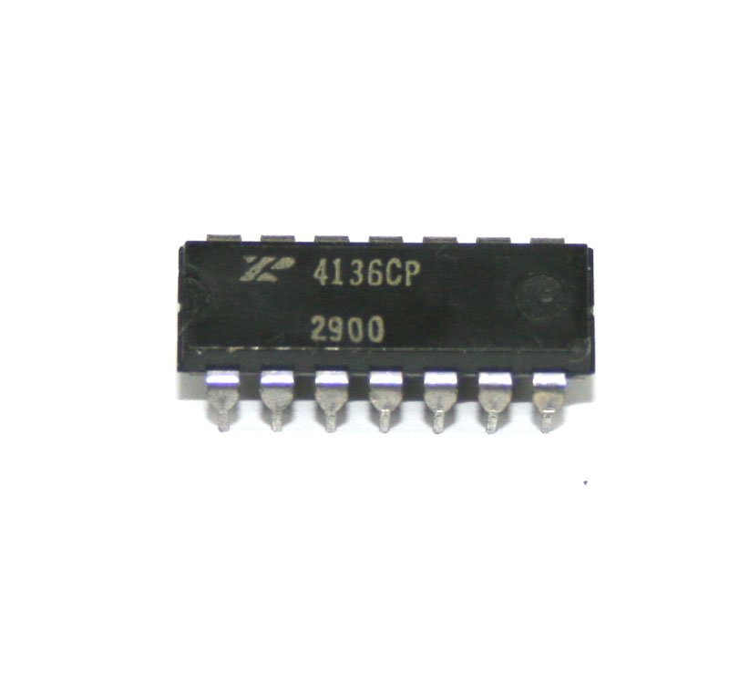 IC, 4136 quad op amp