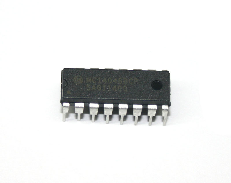 IC, 4046 phase locked loop