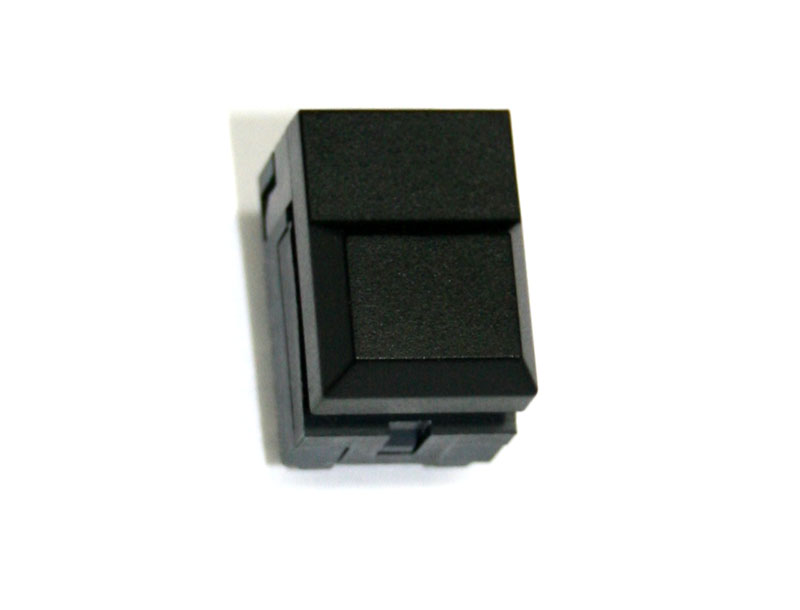 Panel switch, black, no LED