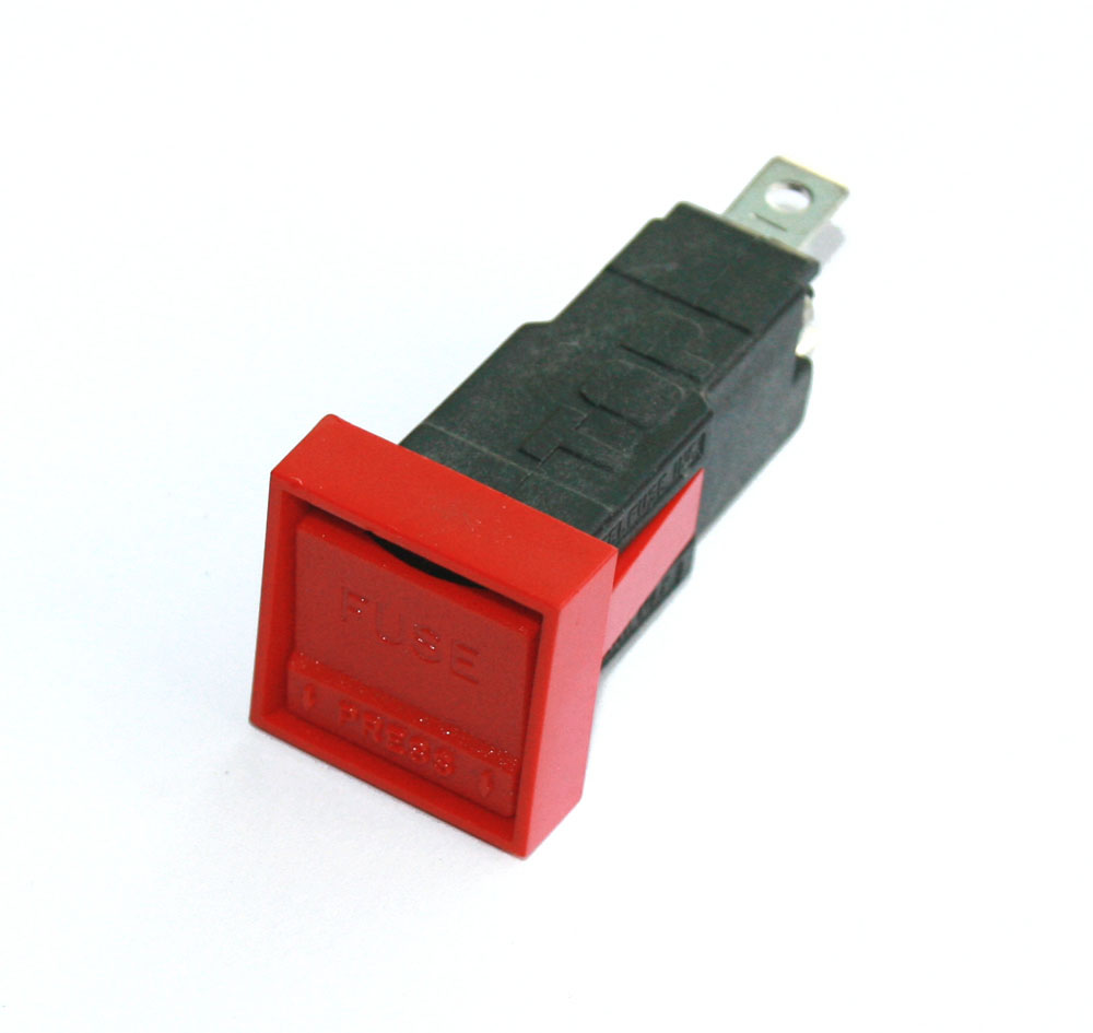 Fuse holder, red