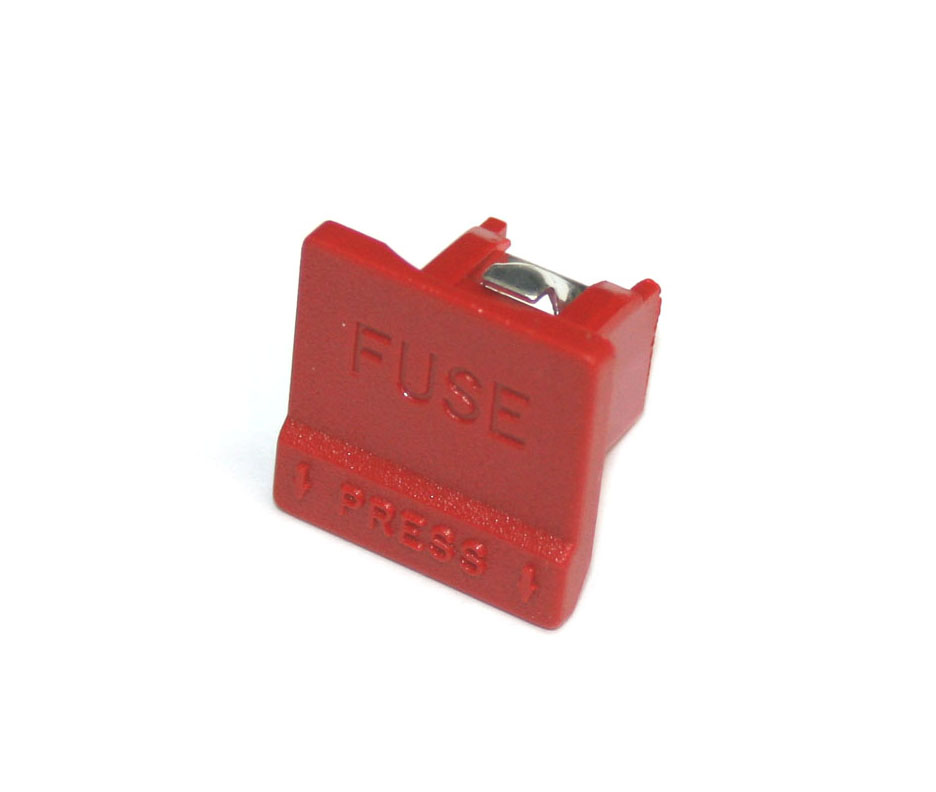 Fuse holder cap, red