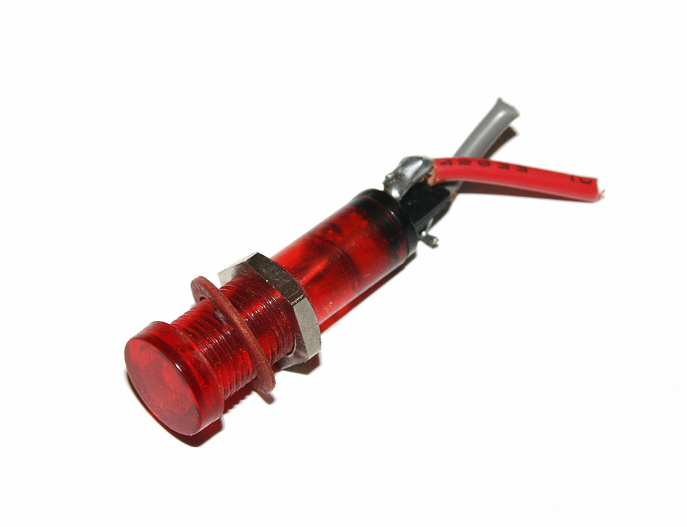 Power indicator lamp, red