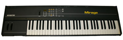 Gray Ensoniq Mirage DSK-8