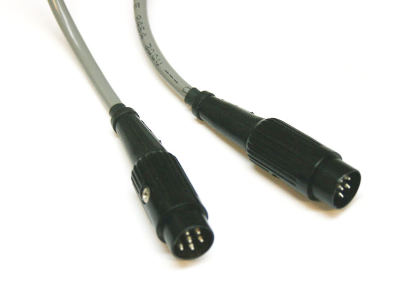 PG-series programmer cable, 6-pin DIN