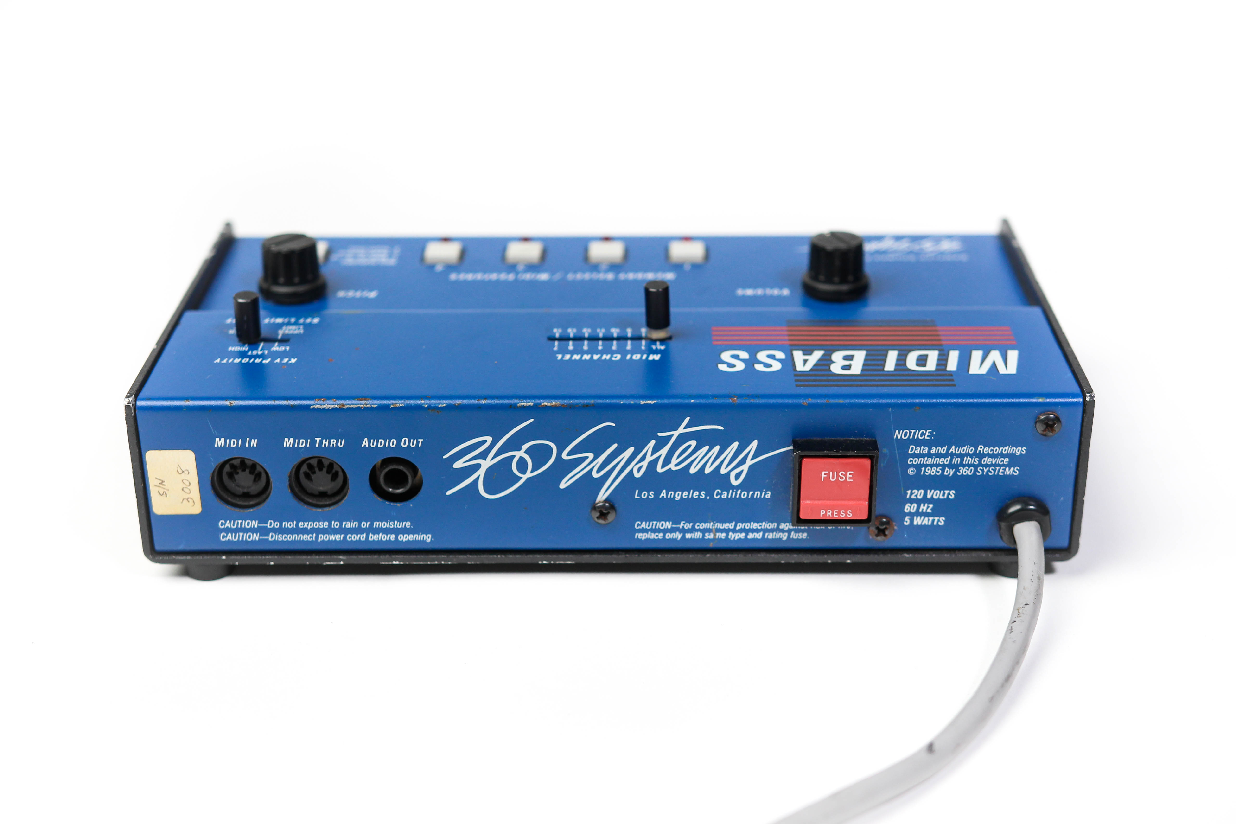 360 Systems MIDI Bass