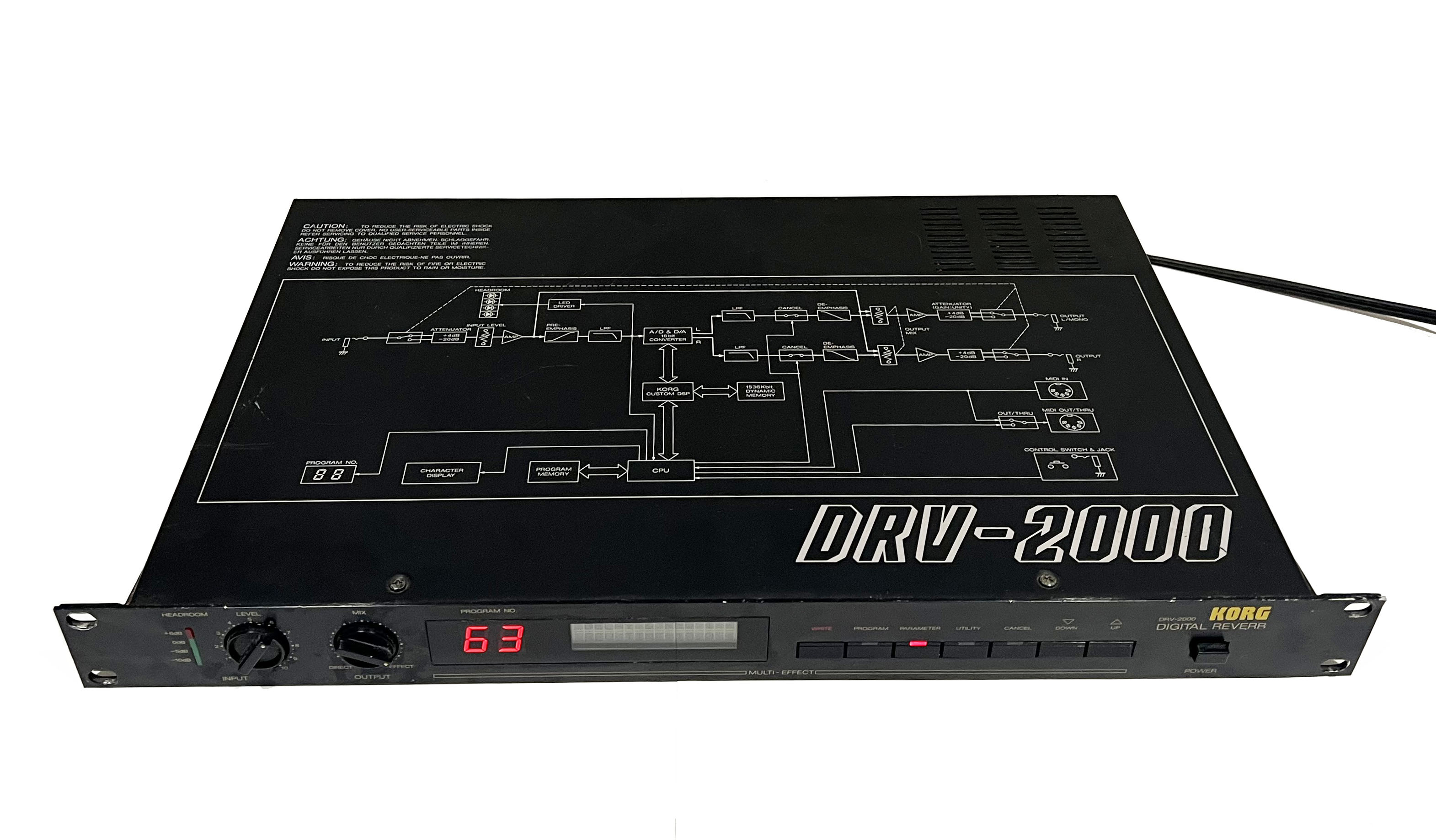 Korg DRV-2000 digital reverb