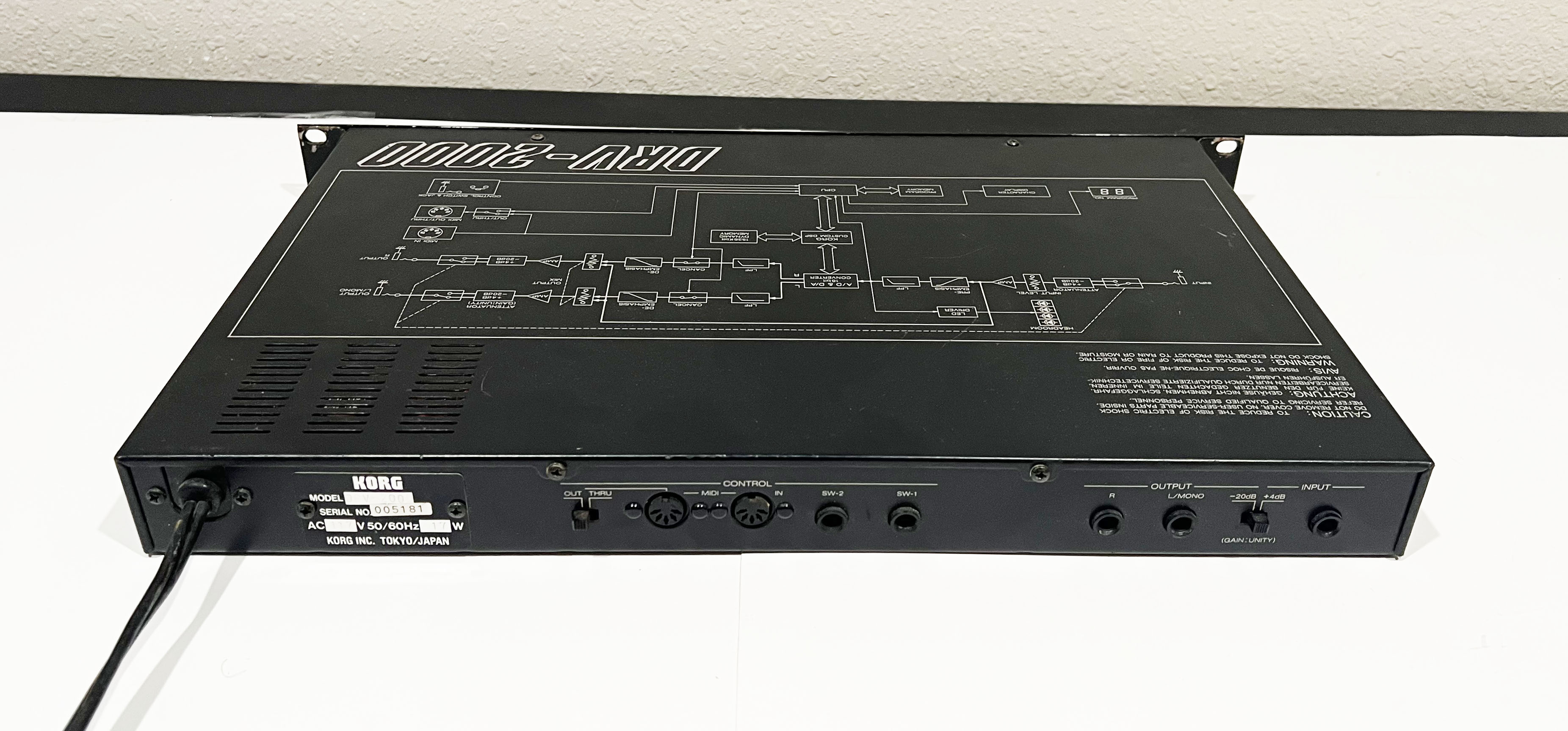Korg DRV-2000 digital reverb