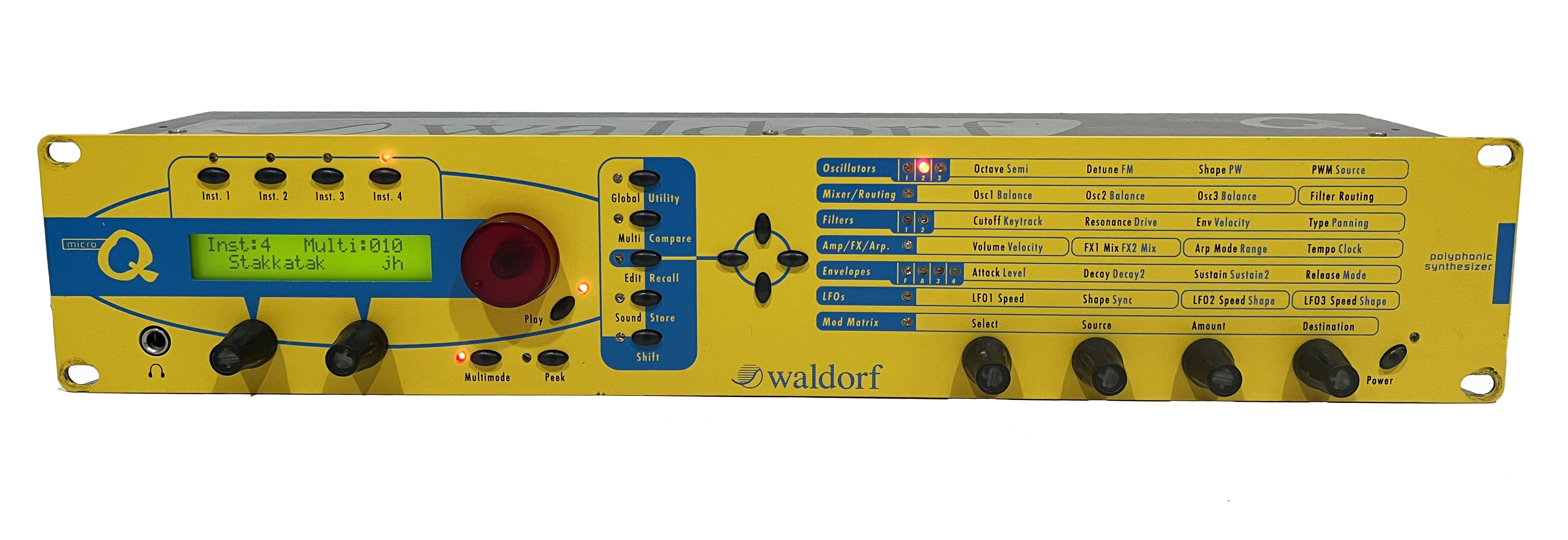 Waldorf MicroQ rack