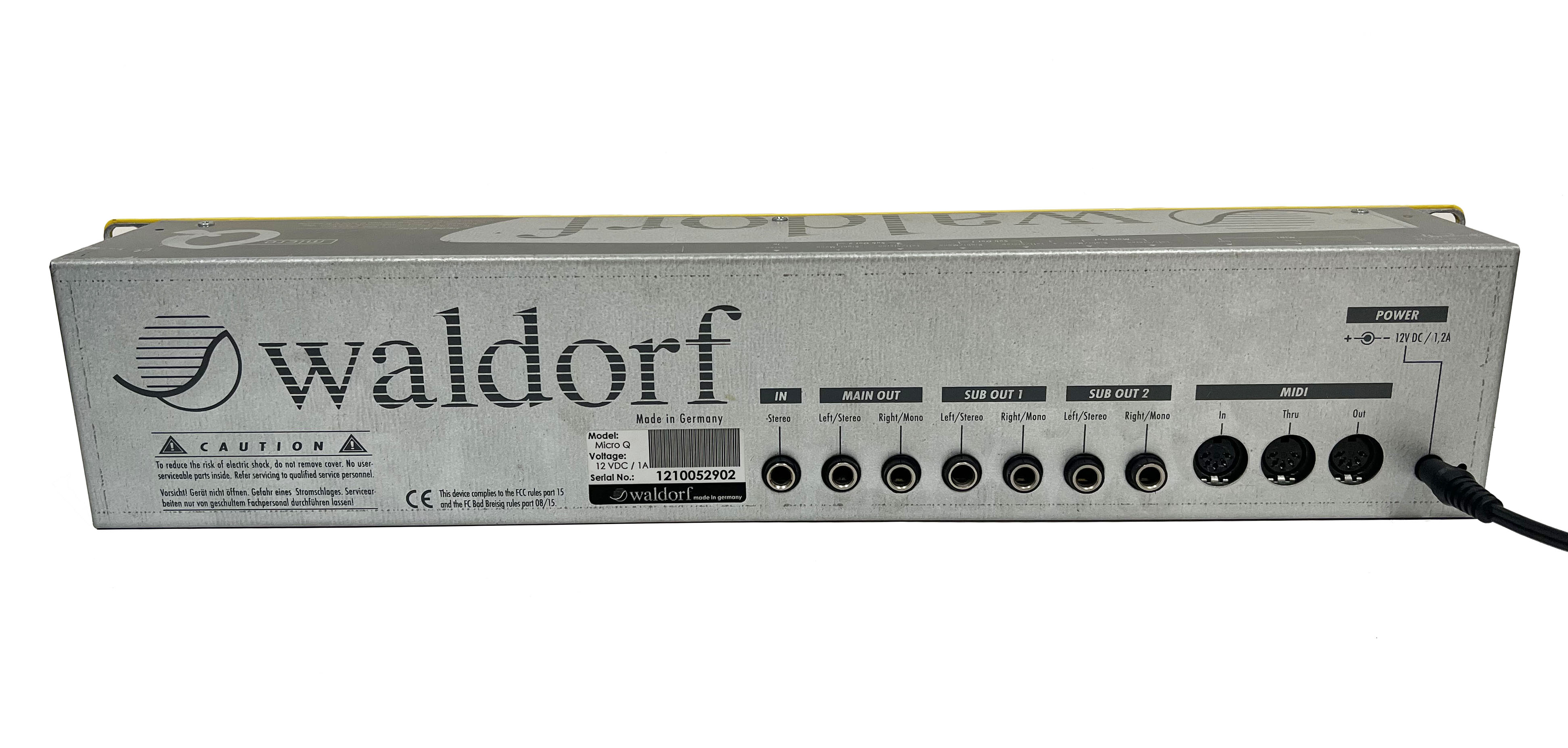 Waldorf MicroQ rack
