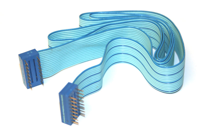 Ribbon cable, 16-pin DIP connectors