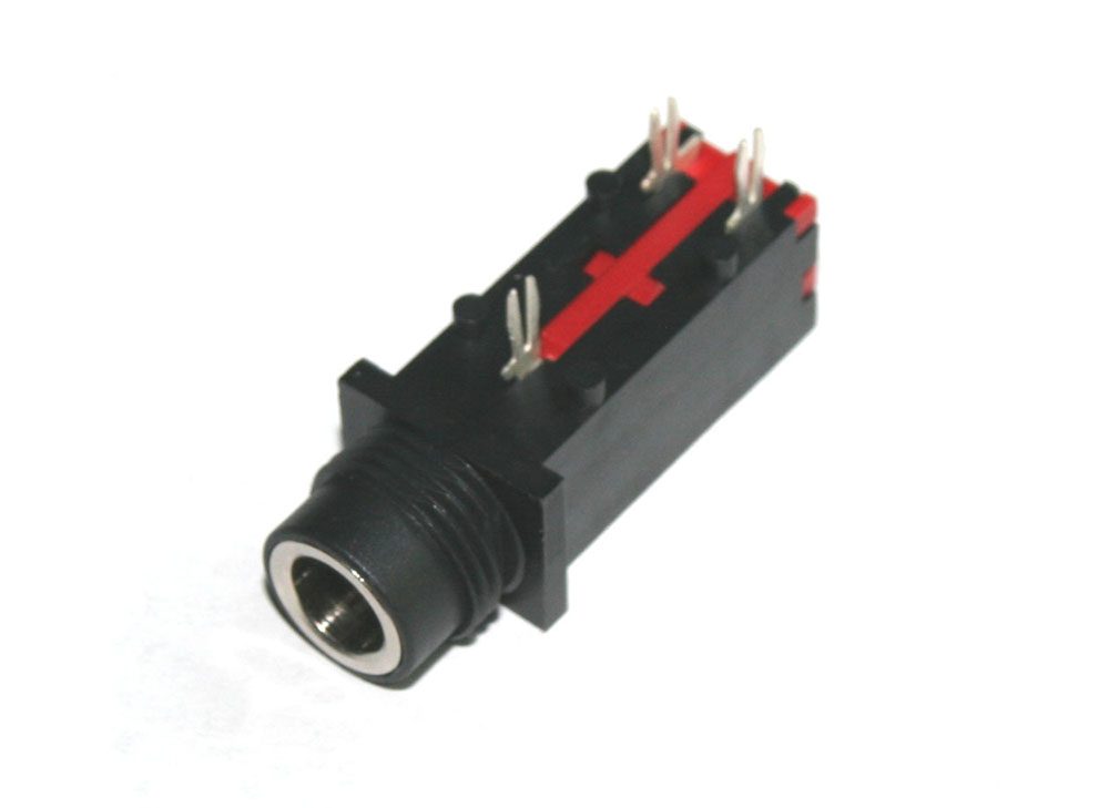 Phone jack, 1/4inch, 3pin PCB mount Syntaur