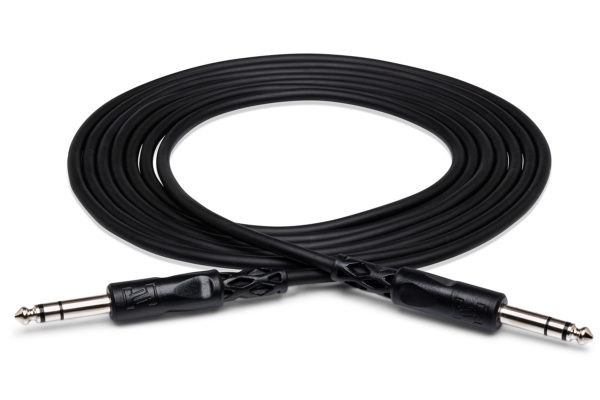 Instrument cable, balanced 1/4-inch, 5-ft